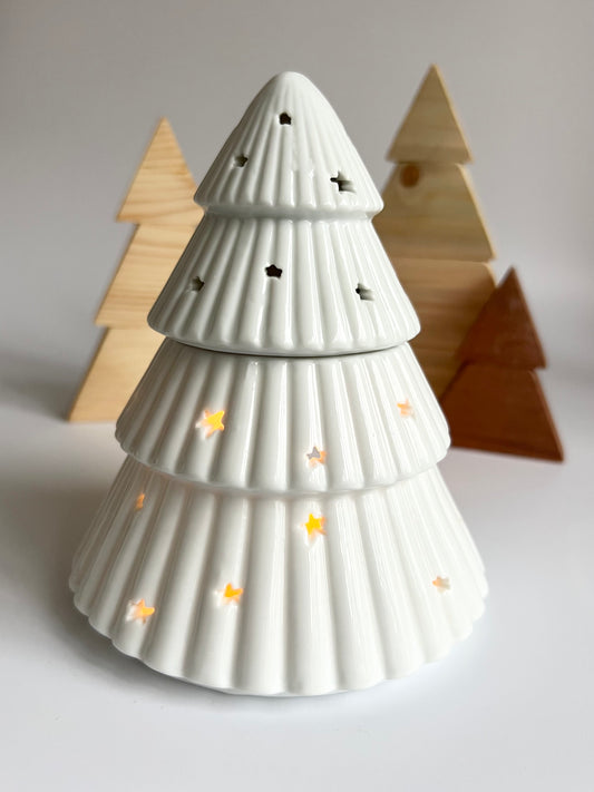 White Christmas Tree | Wax Burner