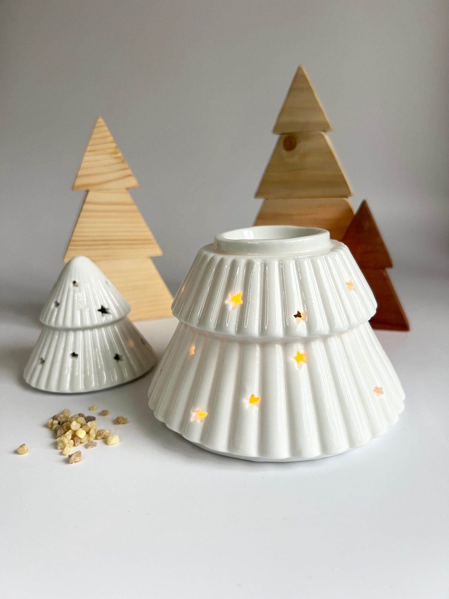 White Christmas Tree | Wax Burner
