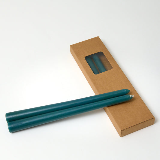 Green Taper Candles